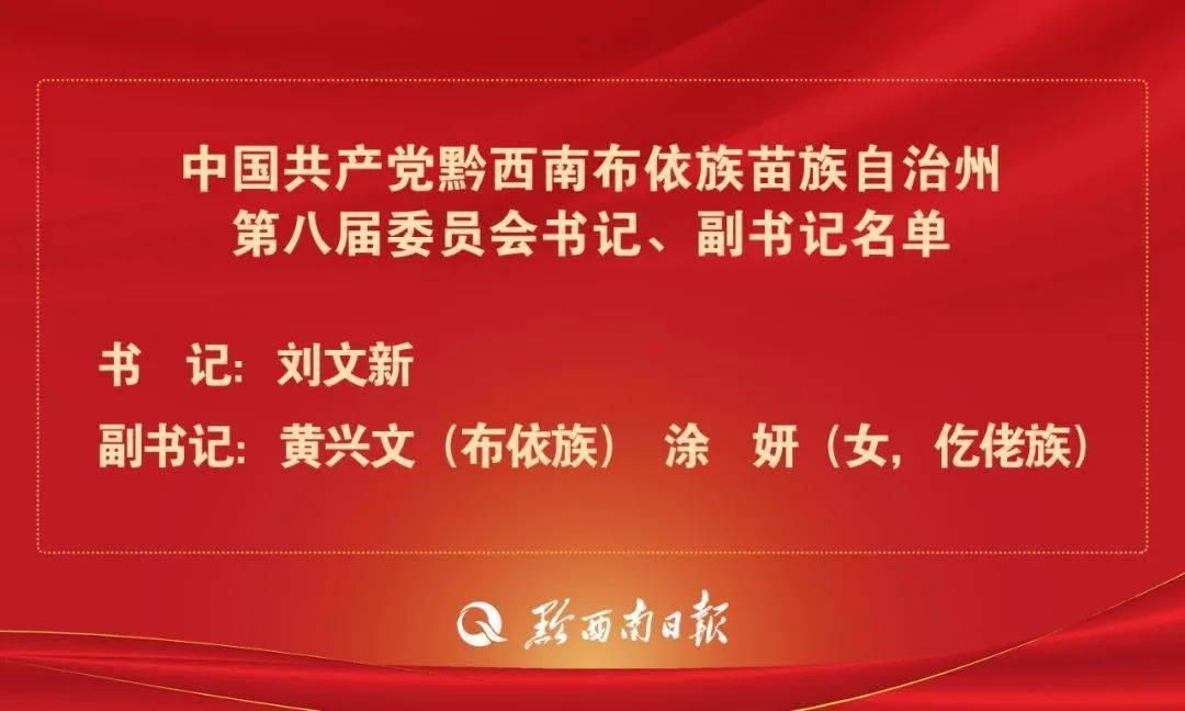 黔南布依族苗族自治州市农业局领导团队最新概况